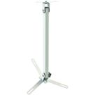 Suporte projetor datashow teto braço 60 cm branco
