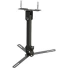 Suporte projetor teto mini led datashow braço extensor 20 cm preto