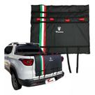 Suporte Protetor De Caçamba Transbike Fiat Toro Para 4 Bickes Premium Italia