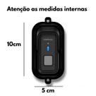 Suporte Protetor De Campainha Compatível Intelbras Anti Furto Vandalismo Respingos Proteção Resistênte Com Parafusos