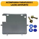 Suporte Protetor De Placa Moto Mercosul Aço