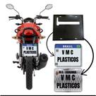 Suporte Protetor de Placa Moto Motocicleta Anti Furto em Plástico Rigido não Enferruja