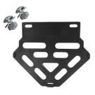 Suporte Protetor Moldura Porta Placa Triangulo Mercosul Moto Suporte Protetor Moldura Porta Placa Triangulo Mercosul Moto