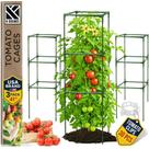Suporte quadrado para tomate K-Brands, kit com 3 unidades, 104 cm