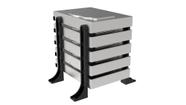 Suporte Rack Externo Vertical Até 5 Hd/ssd Organizador Mesa Suporte Rack Externo Vertical Até 5 Hd/ssd Organizador Mesa