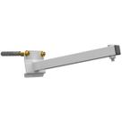 SUPORTE REFLETOR INCLINADO PAREDE BRAÇO 20 CM Branco