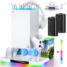 Suporte Refrigerado Auarte para Xbox Series X com 2 Baterias Suporte Refrigerado Auarte para Xbox Series X com 2 Baterias