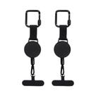 Suporte Retrátil Antifurto Para Celular Com Cordão E Mosquetão Para Caminhadas, Ciclismo E Escalada