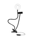 Suporte Ring Light Flexível Ajustável Clip Fixador Multilaser AC369 Suporte Ring Light Flexível Ajustável Clip Fixador Multilaser AC369
