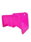 Suporte Rosa Pink Plástico Fixo Para Muro Para Jardim