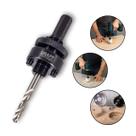Suporte Serra Copo 32 a 210mm Broca Piloto 7/16" Guia Aço Rápido Encaixe SDS Plus Sextavado Bimetal