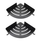 Suporte Shampoo Banheiro Aço Inox Organizador Preto