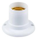 Suporte soquete para lampada universal fixo e27 preto/branco