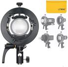 Suporte Speedlite Godox S2 S-Type Bowens Mount para V1 V100