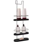 Suporte Suspenso Porta Shampoo Prateleira Tripla Wave