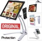 Suporte Tablet Celular Apoio iPad Kindle Mesa Parede Ajustável Giratório Articulado Universal Dobrável Videoconferência