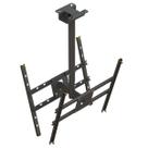 SUPORTE TETO 2TV 10" a 65" VESA 600X400 GIRO 360 PRETO