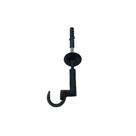 Suporte teto para varão 19mm - tabaco