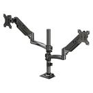 Suporte Tipo Torre Multiarticulado de Mesa, 17"-35", Ergonômico, Preto - ELG FH160L Suporte Tipo Torre Multiarticulado de Mesa, 17"-35", Ergonômico, Preto - ELG FH160L