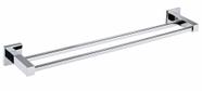 Suporte Toalha Barra Duplo 65cm Banheiro Inox Parede