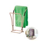 Suporte Toalheiro Porta Toalha Duplo Rosto Mão Bancada Lavabo Banheiro Cobre Rose Gold - 1608rg Future