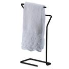 Suporte Toalheiro Porta Toalha Rosto Mão Bancada Lavabo Banheiro Preto Fosco - 1891PT Future