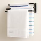 Suporte Toalheiro Triplo De Parede 50cm Porta Toalha Banheiro