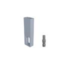 Suporte Topo Central Cabideiro Cintre 28x15,2mm Acabamento Champagne Claro Rometal