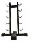 Suporte Torre De Chão Para 10 Halteres Expositor Para Academia Musculação Fitness