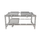 Suporte Tradicional Inox para 5 Espetos + 3 Grelhas Moeda