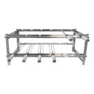 Suporte Tradicional Inox para 6 Espetos + 4 Espetos Tridente + 2 Espetos Espada