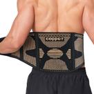 Suporte traseiro SOLOEVER Copper para dor lombar, unissex, preto