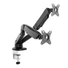 Suporte Tri-Articulado Com Pistão Para 2 Monitores De 13" A 27" - Preto - M:16729 - F:MTDUO
