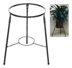 Suporte Tripé De Ferro P/ Vasos E Plantas 38x60cm Alto