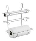 Suporte Triplo Para Pendurar barra de cozinha Inox Schmitt Suporte Triplo Para Pendurar barra de cozinha Inox Schmitt
