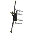 SUPORTE TV 10" a 42" 200X200 1 MOV PRETO
