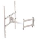 SUPORTE TV ARTICULADO 28 32 39 40 42 43 50 55 60 65 Vesa 600X400 4 Movimentos BRANCO