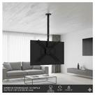 Suporte Tv monitor de Teto para telas de 10 a 55 polegadas com ajuste de altura e inclinacao Giro de 360º