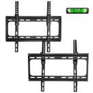 Suporte TV Parede com NÌvel 23 a 60 Fixo Universal LCD LED Smart VESA 400x400 até 30kg com Kit para Instalação