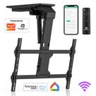 Suporte TV Teto Elétrico Motorizado 37 a 75 Controle App Wifi Alexa Tuya Smart Life Panda Plus Google Inclinação 75 Suporta Até 45kg Padrão Vesa