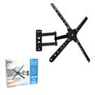 Suporte tv tri-articulado - 10 a 60 ( montado ) - preto - px-15