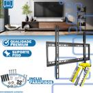 Suporte Universal de Parede Fixo 23 a 63 Pol Tv Led Qled Com Jogo Ferramentas Chaves Fenda e Soquete 24 Pçs