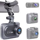 Suporte Universal para Câmera Veicular AMORTEK com Ajuste 360 para Espelho Retrovisor