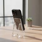 Suporte Universal para Celular de Acrílico Premium Cristal 8mm
