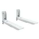 Suporte Universal para Fornos e Micro-ondas, Haste Ajustável 28,4 a 41,4 cm, Suporte Até 30 kg, Branco, MW05WH, ELG