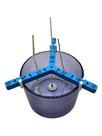 Suporte universal para pavio de vela com 3 pavios para recipientes de 15 cm