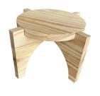Suporte Vaso Madeira Natural Desmontável Plantas Decoração