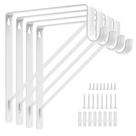 Suportes de armário AYAYGD Heavy Duty White 11 x 11 cm