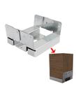 Suportes de base de postes vikofan 6x6 Suporte de poste de madeira galvanizada Suportes de base de postes vikofan 6x6 Suporte de poste de madeira galvanizada