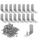 Suportes de canto L Brackets fqpvo em aço inoxidável 50x50x19mm